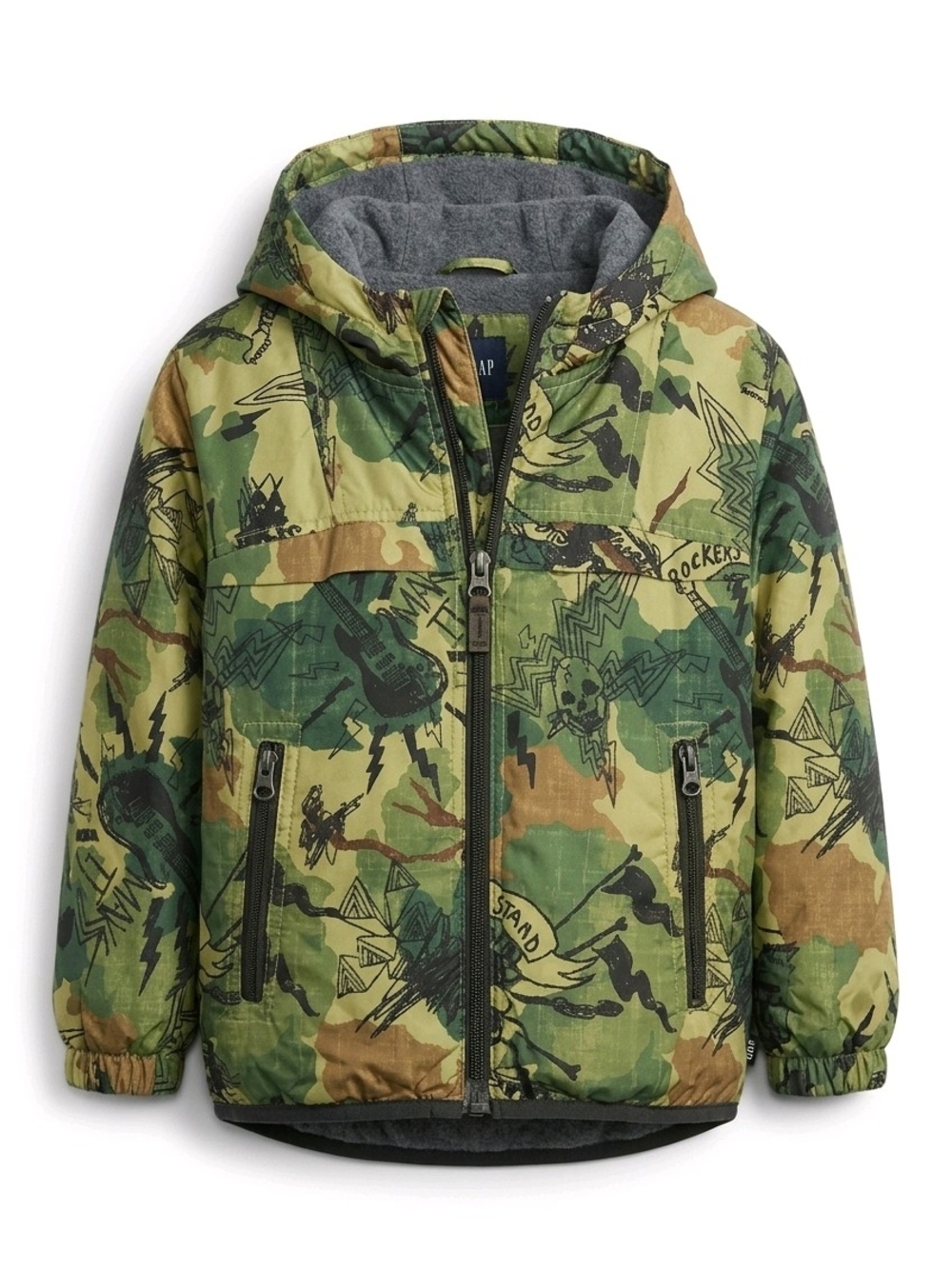 babyGap Camouflage Rocker Print Jacket